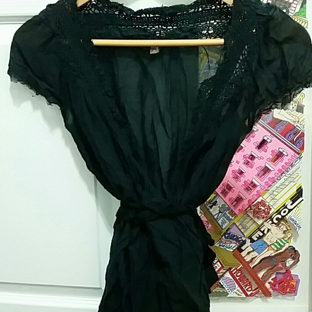 Joie wrap blouse
